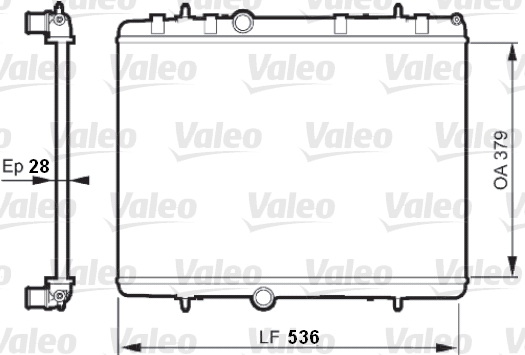 Radiateur Valeo 735608