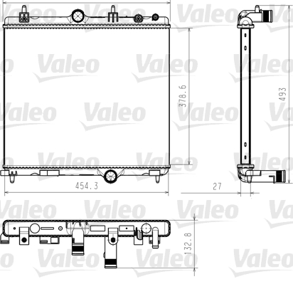 Radiateur Valeo 735618