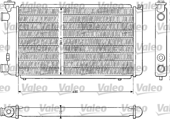 Radiateur Valeo 810843