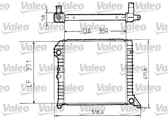 Radiateur Valeo 810956