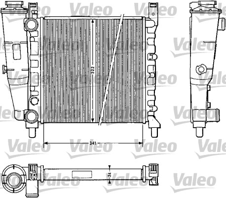 Radiateur Valeo 811385