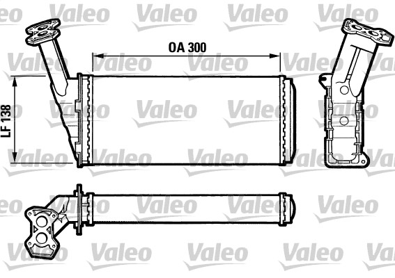 Kachelradiateur Valeo 812036