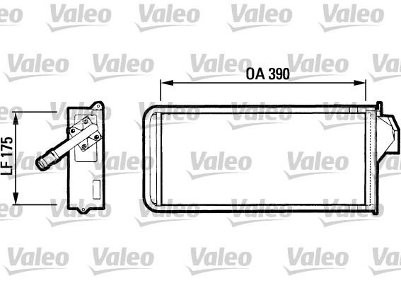 Kachelradiateur Valeo 812075