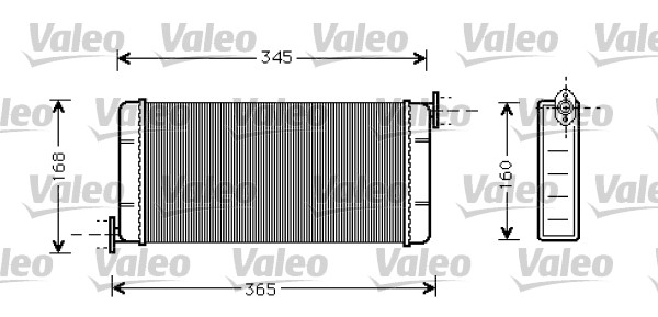 Kachelradiateur Valeo 812084