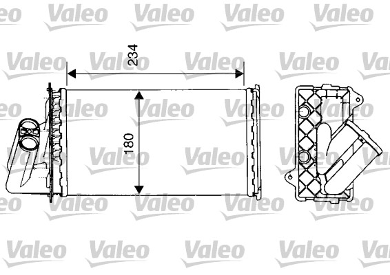 Kachelradiateur Valeo 812112
