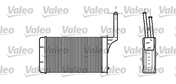 Kachelradiateur Valeo 812114