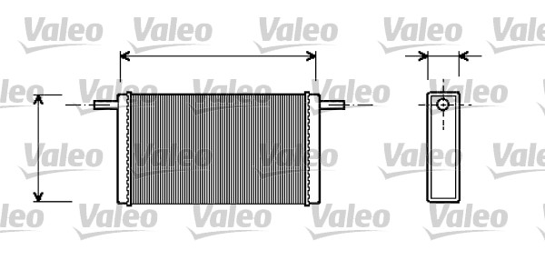 Kachelradiateur Valeo 812245