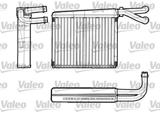 Kachelradiateur Valeo 812251