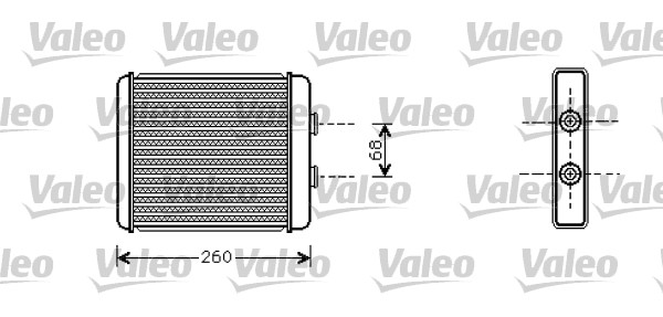 Kachelradiateur Valeo 812284