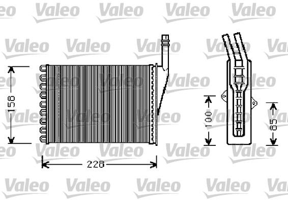 Kachelradiateur Valeo 812288