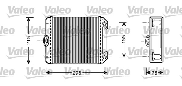 Kachelradiateur Valeo 812299