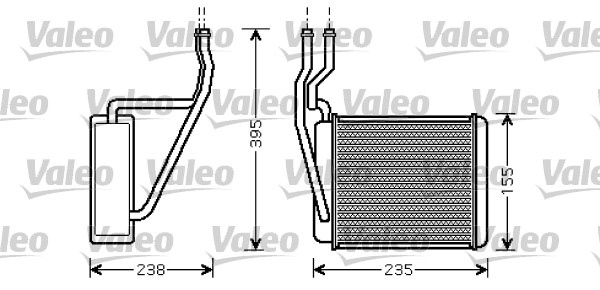 Kachelradiateur Valeo 812320