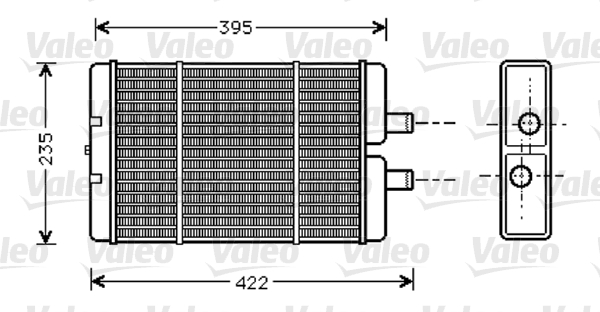 Kachelradiateur Valeo 812353