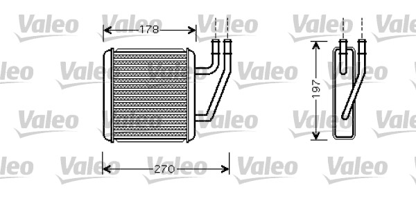 Kachelradiateur Valeo 812361