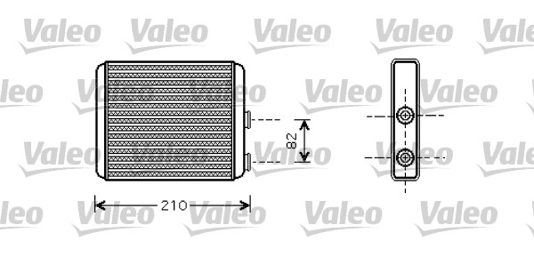 Kachelradiateur Valeo 812363