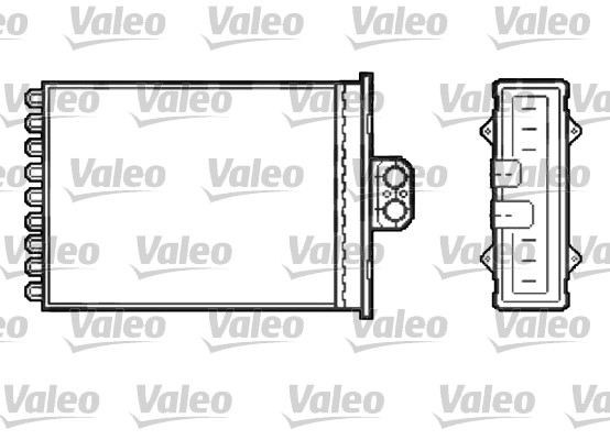 Kachelradiateur Valeo 812388