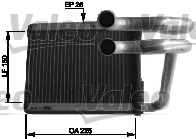 Kachelradiateur Valeo 812434