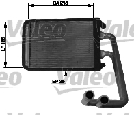 Kachelradiateur Valeo 812439