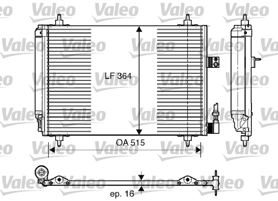 Airco condensor Valeo 814066