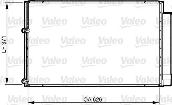 Airco condensor Valeo 814158