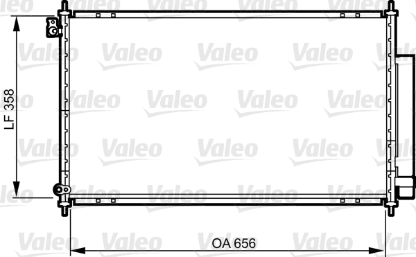 Airco condensor Valeo 814159