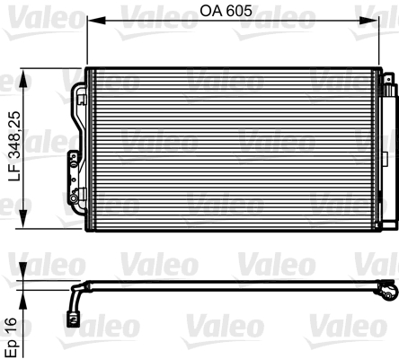 Airco condensor Valeo 814189