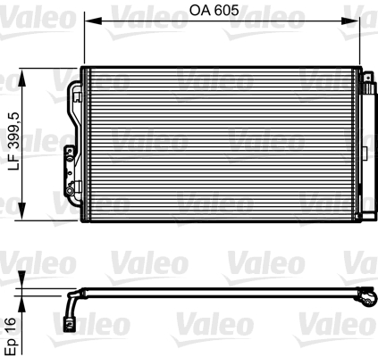 Airco condensor Valeo 814191