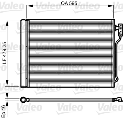 Airco condensor Valeo 814192