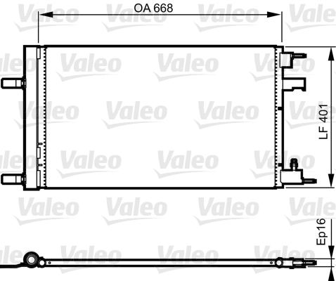 Airco condensor Valeo 814202