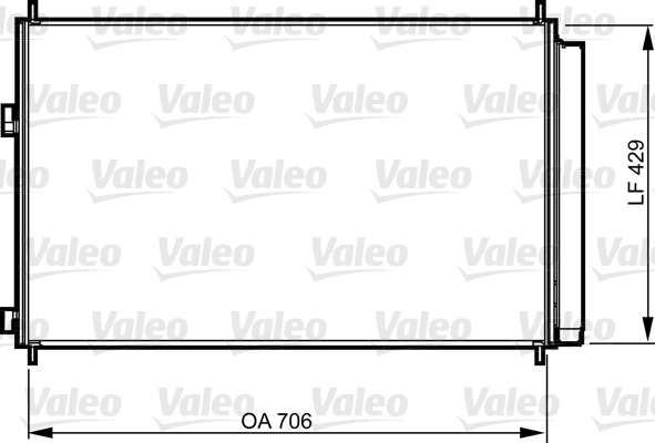 Airco condensor Valeo 814204