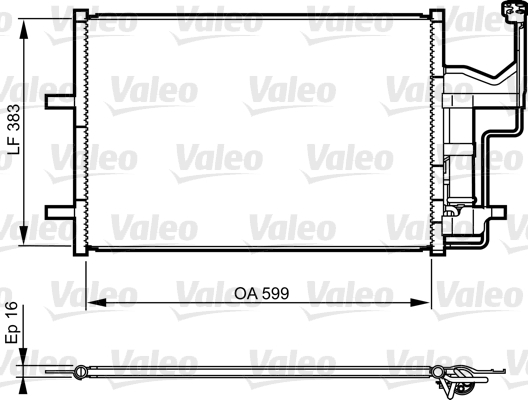 Airco condensor Valeo 814216