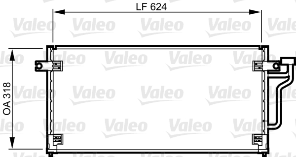 Airco condensor Valeo 814240