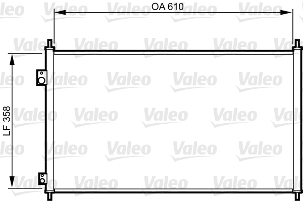 Airco condensor Valeo 814243
