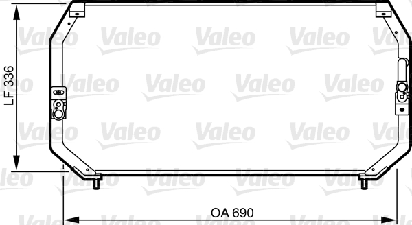 Airco condensor Valeo 814246