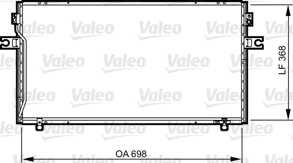 Airco condensor Valeo 814256