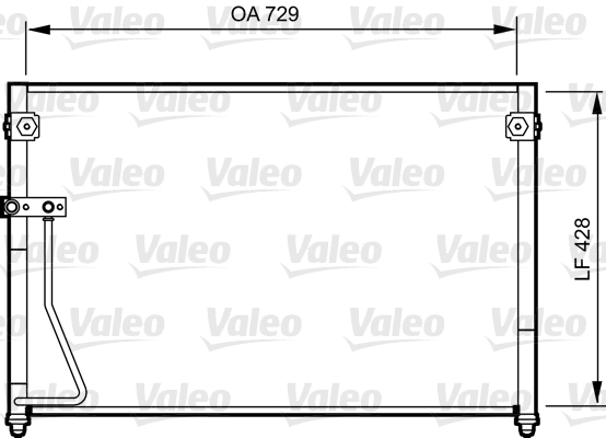 Airco condensor Valeo 814261