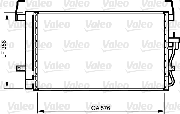 Airco condensor Valeo 814264