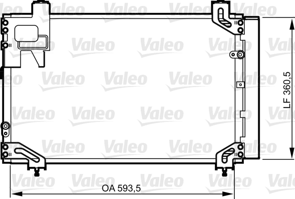 Airco condensor Valeo 814271