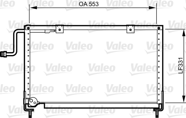 Airco condensor Valeo 814274