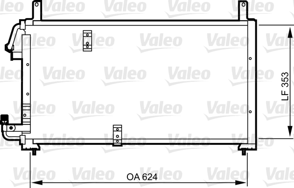 Airco condensor Valeo 814277