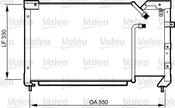 Airco condensor Valeo 814281