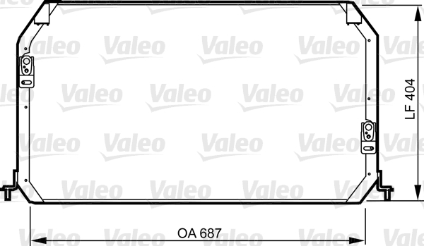 Airco condensor Valeo 814282