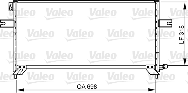 Airco condensor Valeo 814304