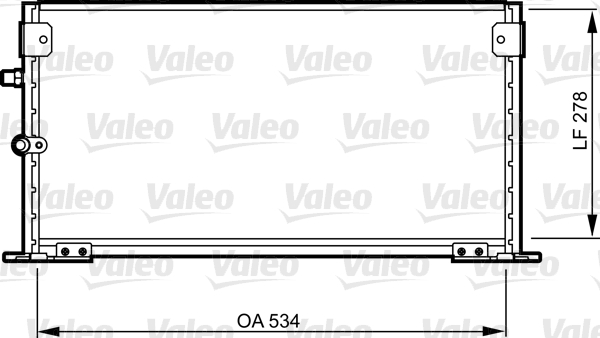 Airco condensor Valeo 814308
