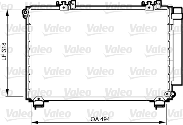 Airco condensor Valeo 814309