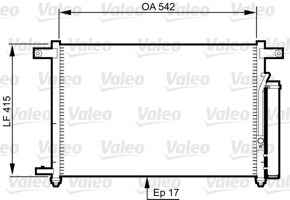 Airco condensor Valeo 814344