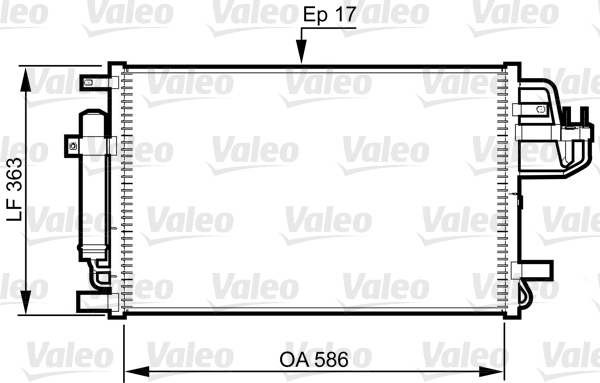Airco condensor Valeo 814347