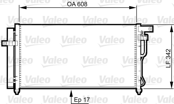 Airco condensor Valeo 814350