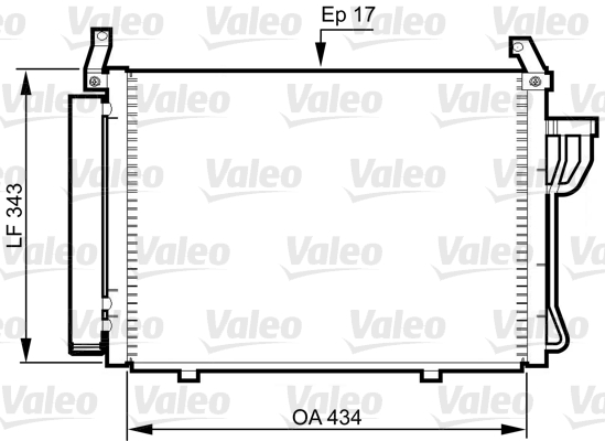 Airco condensor Valeo 814354
