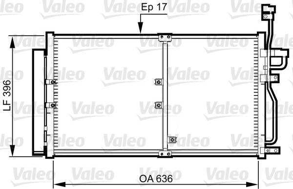 Airco condensor Valeo 814359